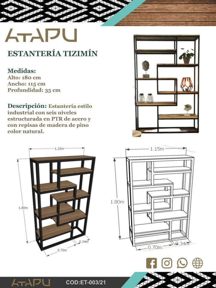 Estantería Tizimín