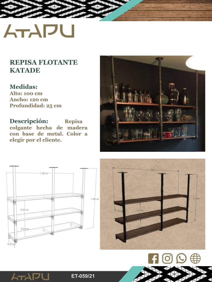 Repisa Flotante Katade