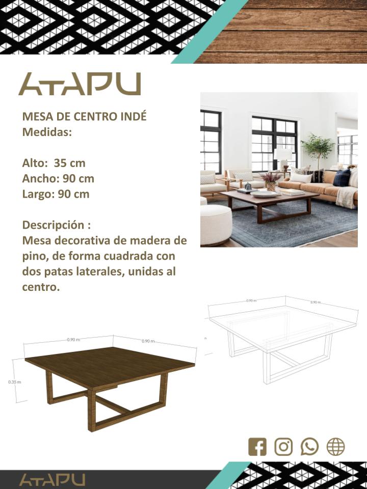 Mesa de Centro Indé