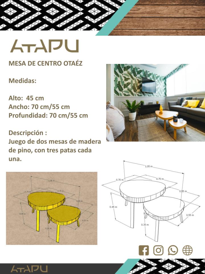 Mesa de Centro Otaéz