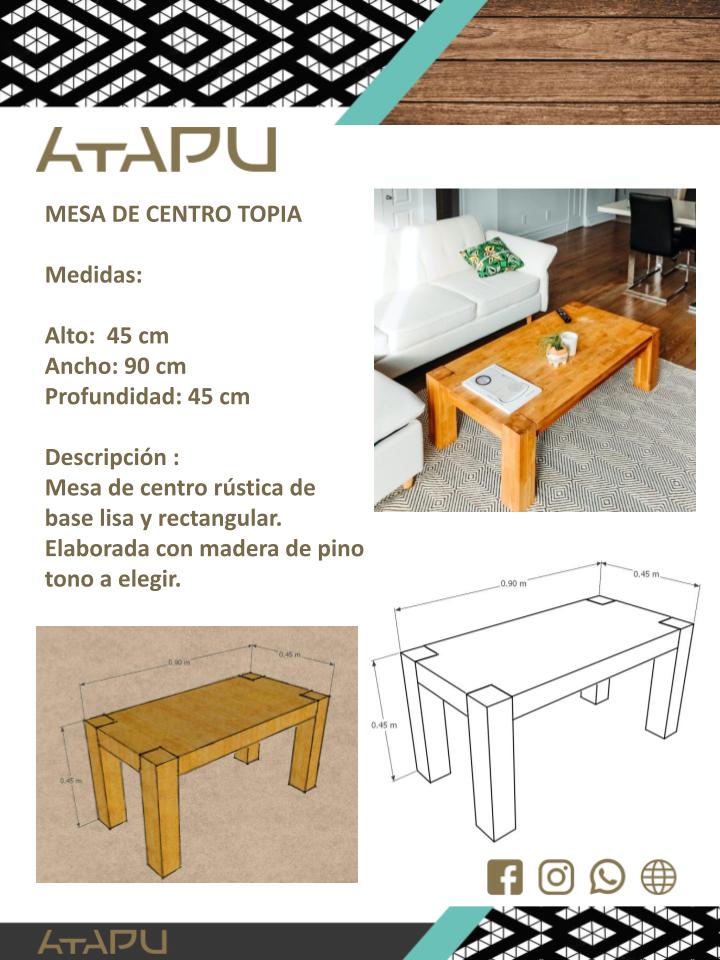 Mesa de Centro Topia